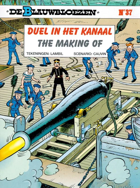Duel in het kanaal – W. Lambil – boek cover