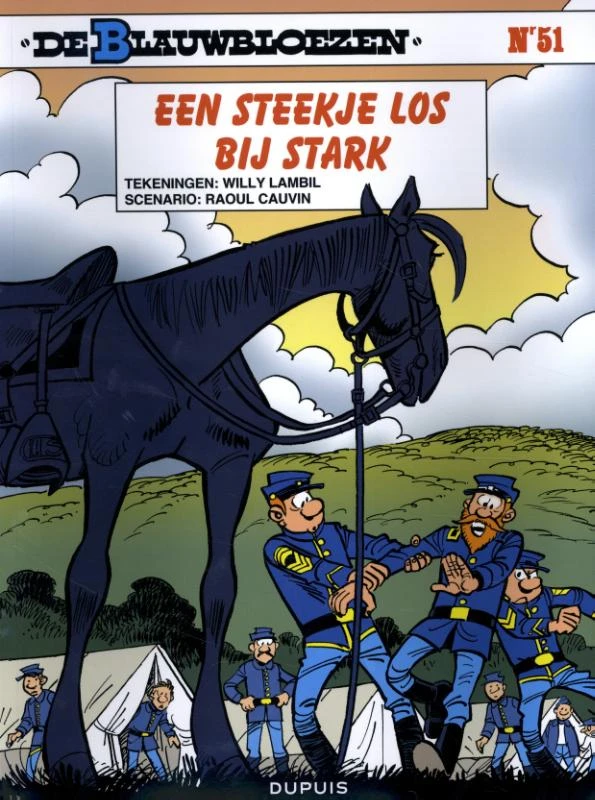 De blauwe bloezen 051 – Lambil – boek cover