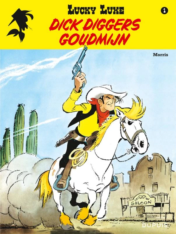 Dick Diggers goudmijn – Morris – boek cover