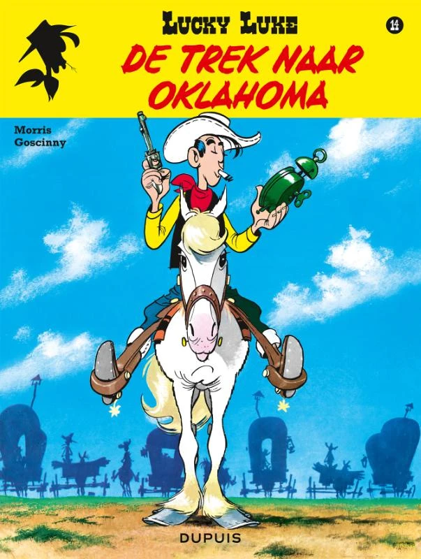 De trek naar Oklahoma – René Goscinny – boek cover