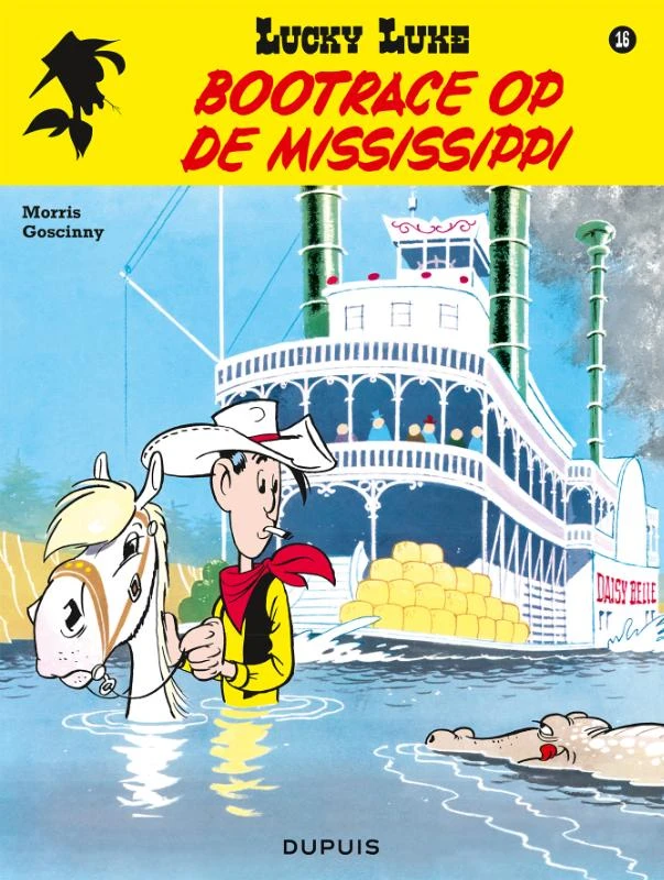 Bootrace op de Mississipi – René Goscinny – boek cover