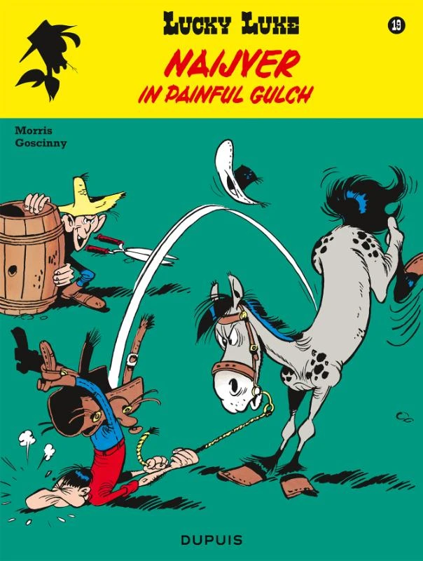 Naijver in painful Gulch – René Goscinny – boek cover
