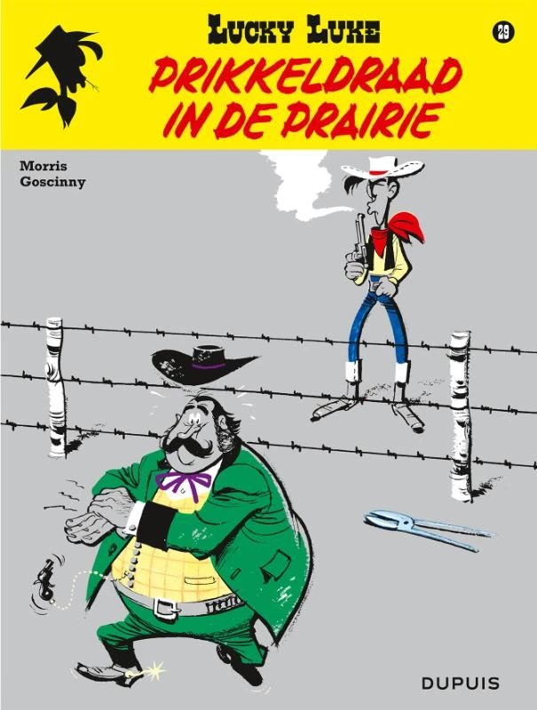 Prikkeldraad in de prairie – René Goscinny – boek cover