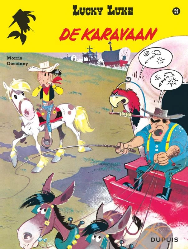 De karavaan – René Goscinny – boek cover