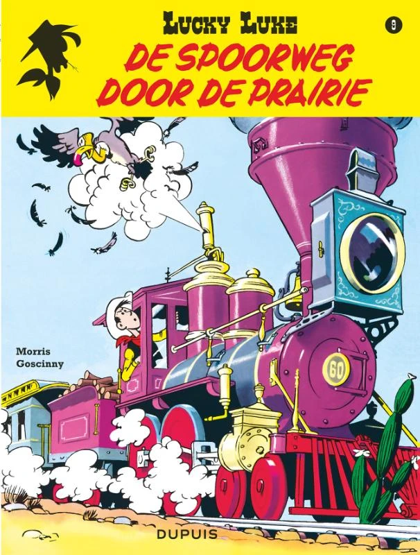 Spoorweg door de Prairie – René Goscinny – boek cover