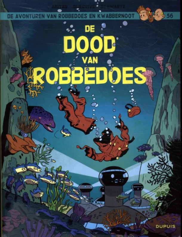 De dood van Robbedoes – boek cover