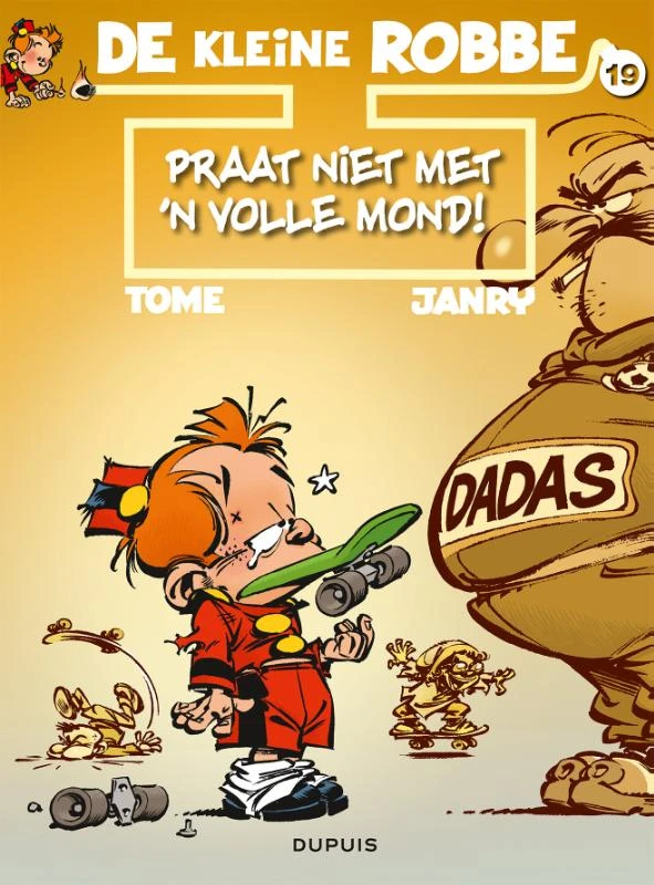 Praat niet met 'n volle mond! – Tome – boek cover
