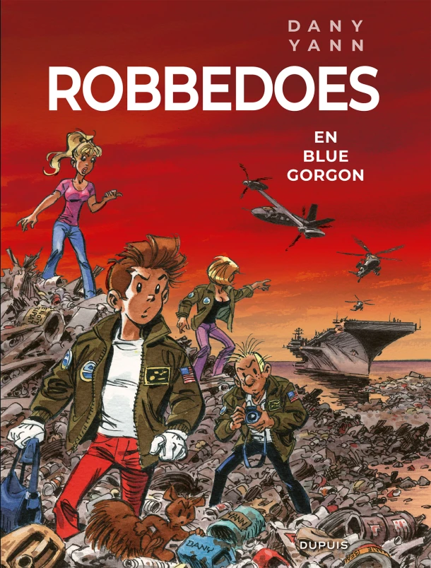 Robbedoes en Blue Gorgon – Yann – boek cover