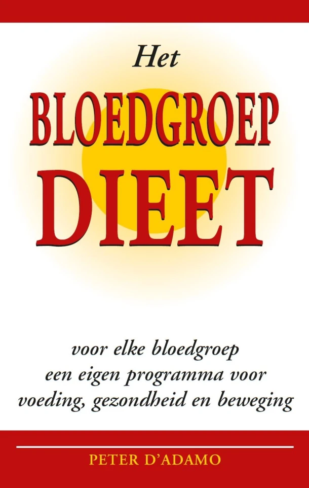 Het bloedgroepdieet – Peter D‘Adamo – boek cover