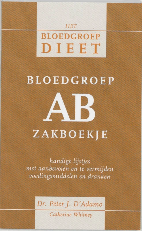 Bloedgroep AB zakboekje – P. D‘Adamo – boek cover