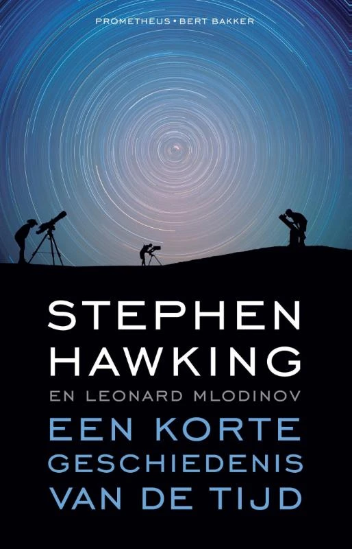 Een korte geschiedenis van de tijd – Stephen Hawking – boek cover
