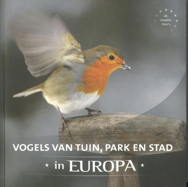 Vogels van tuin, park en stad in Europa – Jaap Schelvis – boek cover