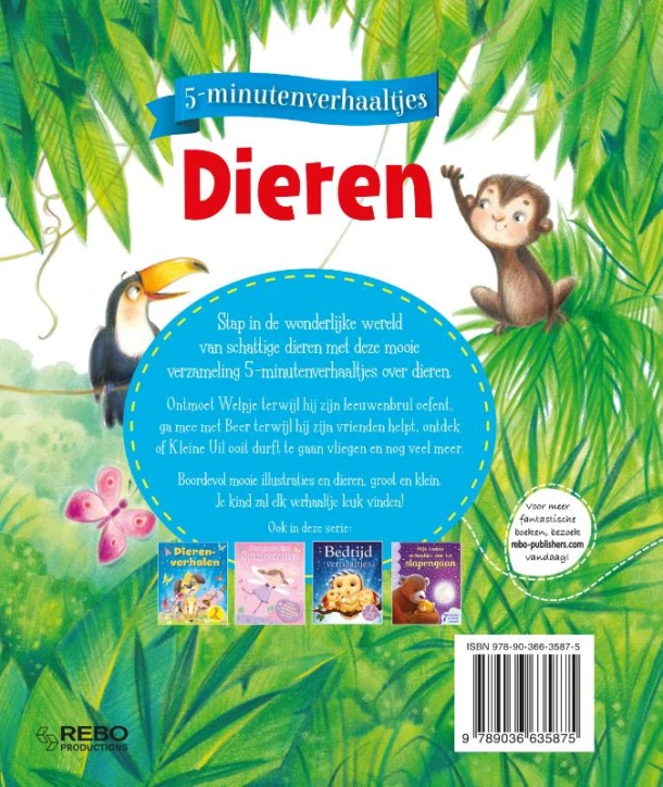 5-minutenverhaaltjes Dieren – Ela Jarzabek – boek cover