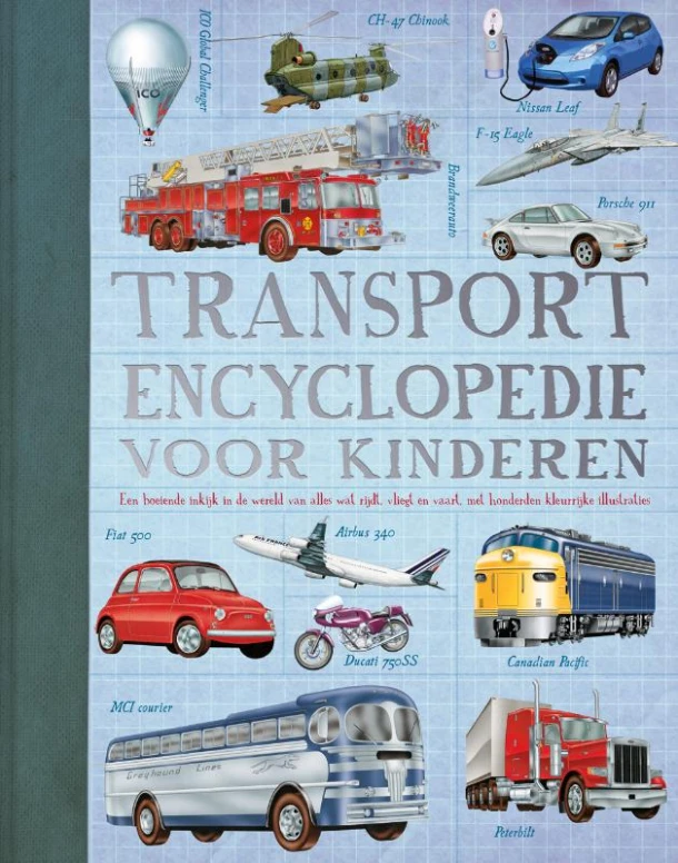 Transport encyclopedie voor kinderen – - - – boek cover