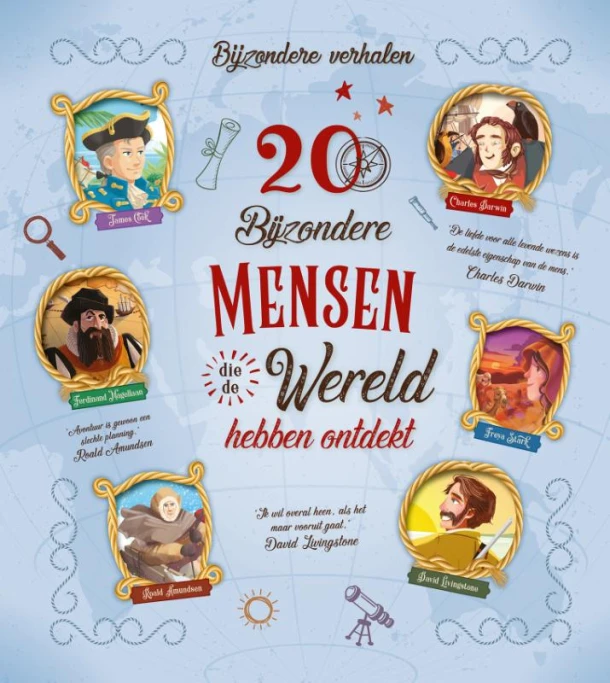 20 bijzondere mensen die de wereld hebben ontdekt – Gabriella Santini – boek cover