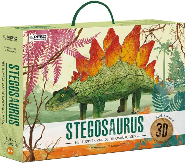 Stegosaurus - Boek en 3D model – Valentina Bonaguro – boek cover