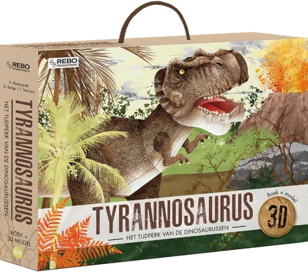 Tyrannosaurus - Boek en 3D model – I. Trevisan – boek cover