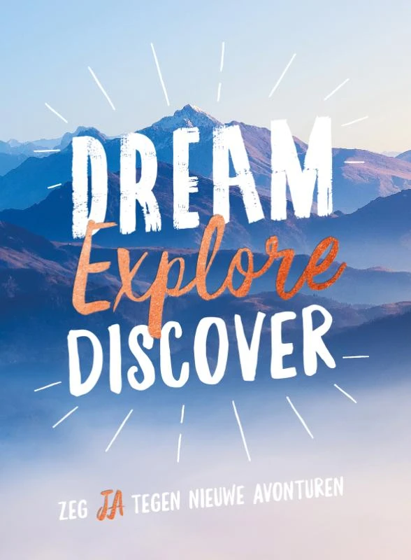 Dream, explore, discover – Textcase Deventer – boek cover