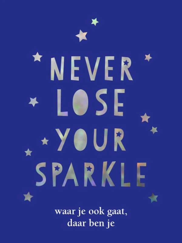 Never lose your sparkle - cadeauboek – © LongQuattro – boek cover