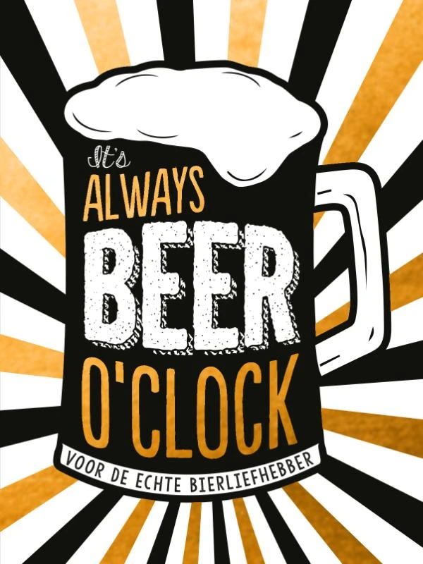 It's always beer o'clock - cadeauboek – Shutterstock.com – boek cover