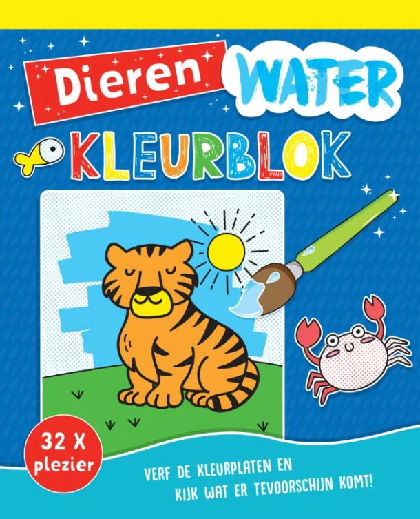 Waterkleurblok Dieren – Shutterstock.com – boek cover
