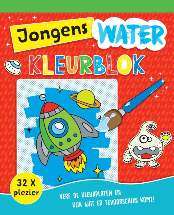 Waterkleurblok Jongens – Shutterstock.com – boek cover