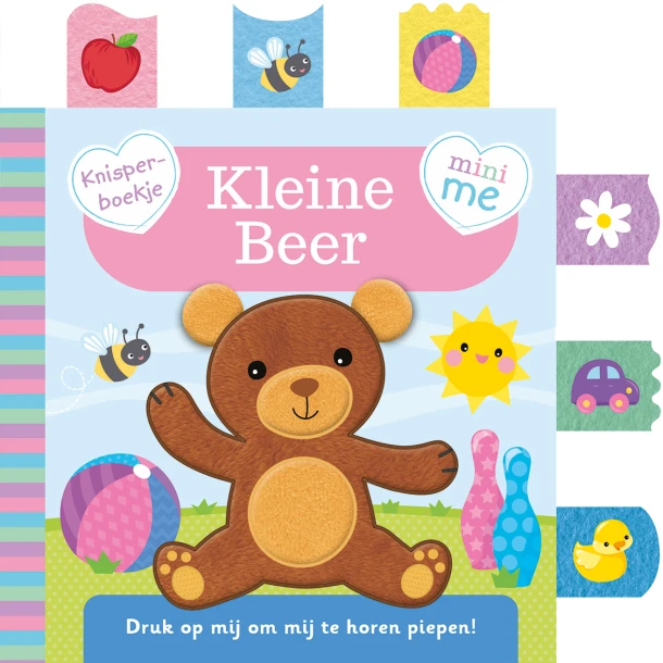 Kleine Beer - knisperboekje - mini me – Justine Ablett – boek cover