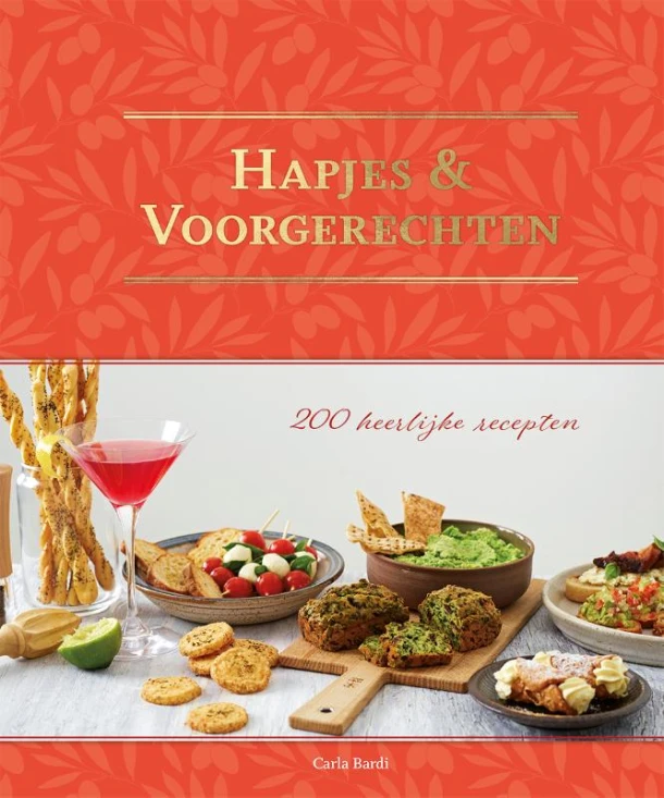 Hapjes & Voorgerechten-200 recepten – Carla Bardi – boek cover