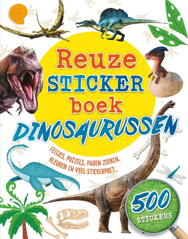 Reuzestickerboek Dinosaurussen – Claire Sipi – boek cover