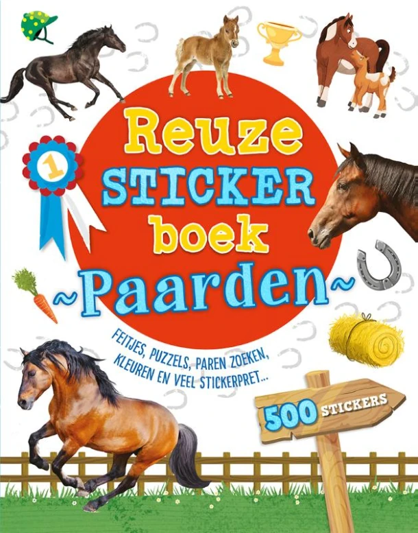 Reuzestickerboek Paarden – Claire Sipi – boek cover
