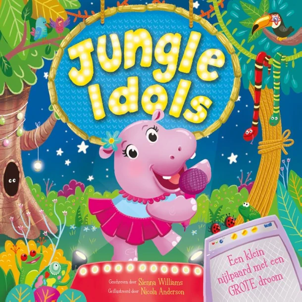 Jungle Idols - prentenboek padded – Sienna Williams – boek cover