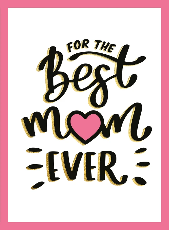 For the best mum ever - Cadeauboeken – Textcase, Deventer – boek cover