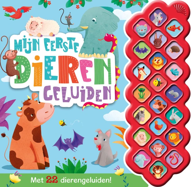 Geluidenboek - Mijn eerste dierengeluiden – Elisa Patrissi – boek cover