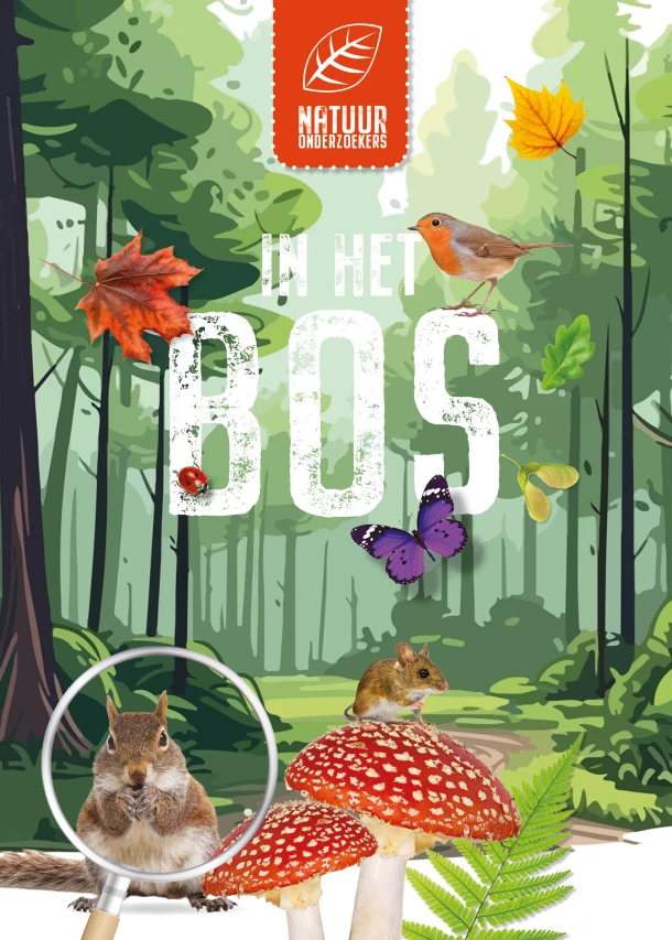 In het bos - Natuuronderzoekers – Claire Sipi – boek cover