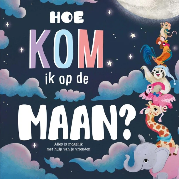 Hoe kom ik op de maan? – Linda Beukers – boek cover