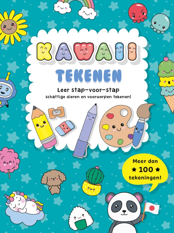 Kawaii tekenen – Shutterstock.com – boek cover