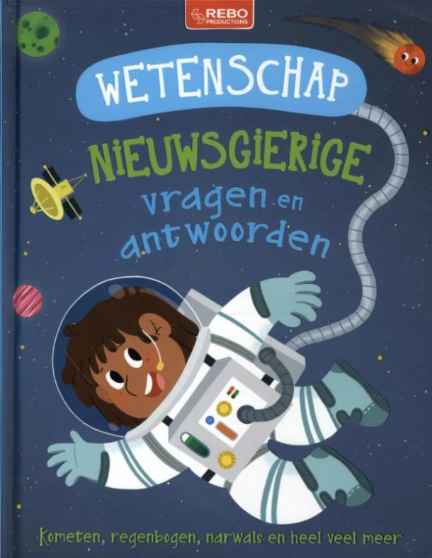 Wetenschap nieuwsgierige vragen en antwoorden – Camilla de la Bédoyère – boek cover