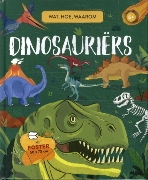 DinosauriĆ«rs - Wat, hoe, waarom ā Giualia Pesavento ā boek cover