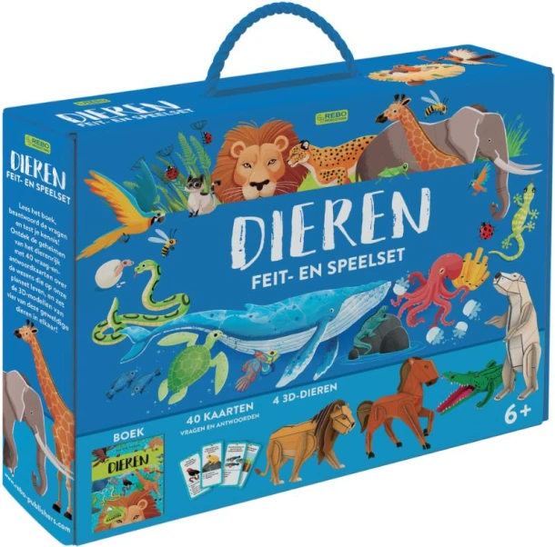 Dieren - Feit- en speelset – Giulia Pesavento – boek cover