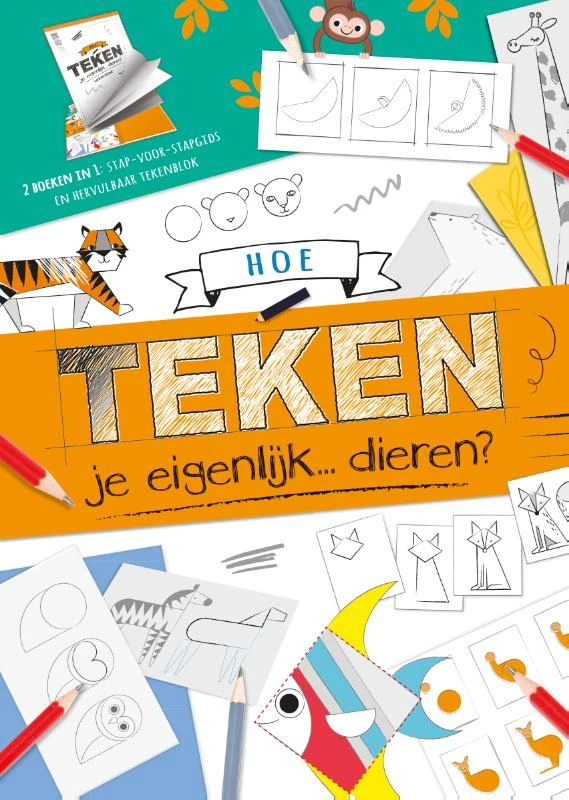 Hoe teken je eigenlijk... dieren? – Rose Harkness – boek cover