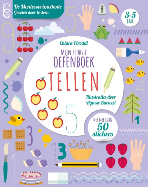 Tellen - Mijn leukste oefenboek – Chiara Piroddi – boek cover