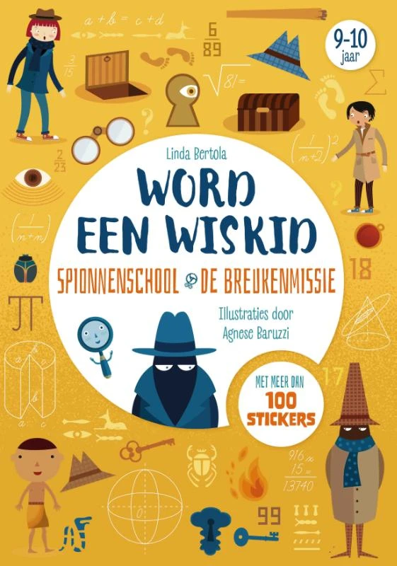 Spionnenschool & de breukenmissie - Word een wiskid – Linda Bertola – boek cover