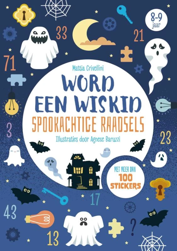 Spookachtige raadsels - Word een wiskid – Mattia Crivellini – boek cover