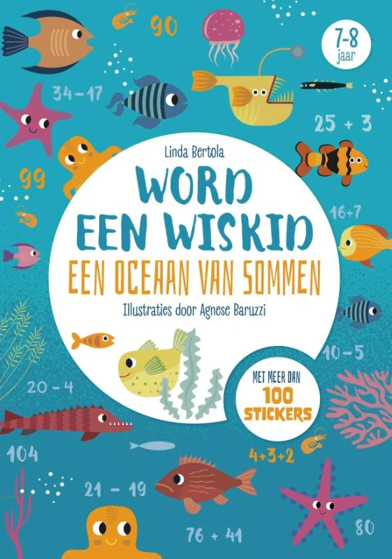Een oceaan van sommen - Word een wiskid – Tecnoscienza – boek cover