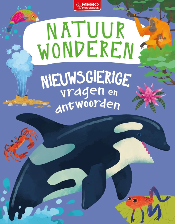 Nieuwsgierige vragen en antwoorden Natuurwonderen – Sue Nicholson – boek cover