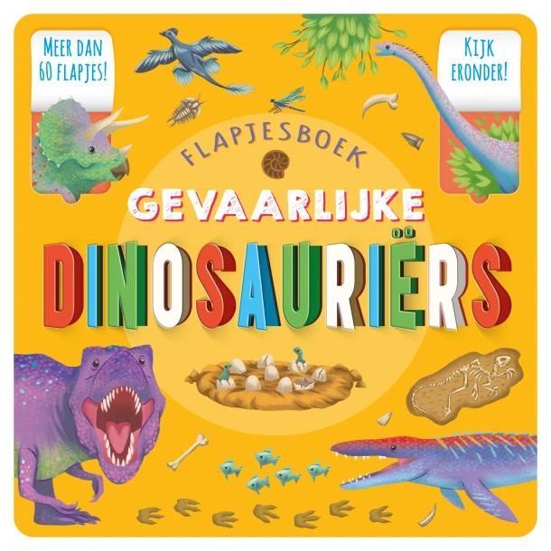 Flapjesboek Gevaarlijke dinosauriĆ«rs ā Helen Catt ā boek cover