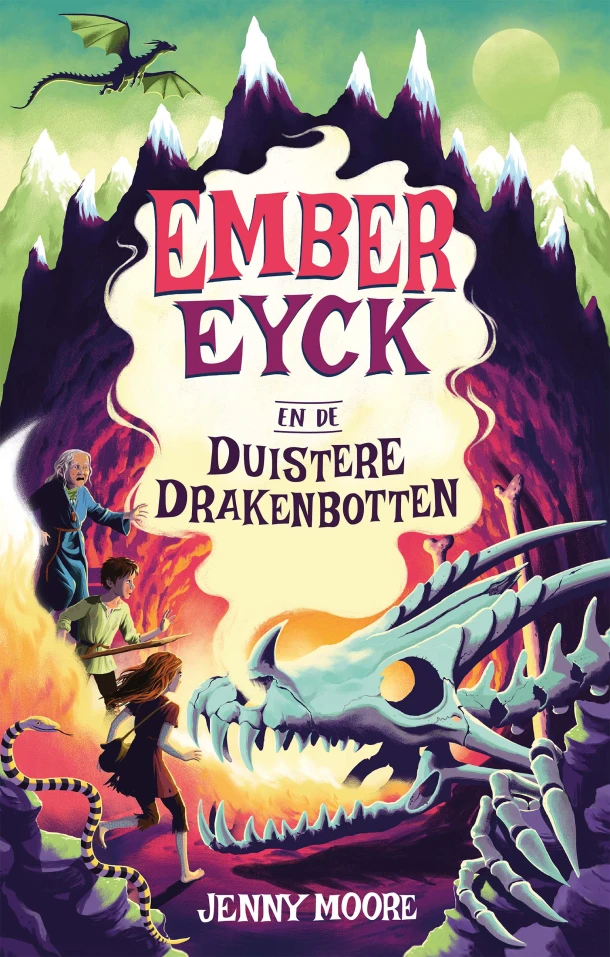 Ember Eyck en de duistere drakenbotten – Jenny Moore – boek cover