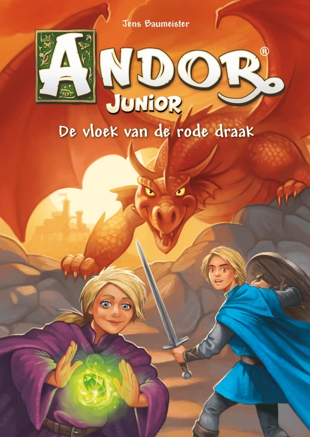 De vloek van de rode draak – Jens Baumeister – boek cover