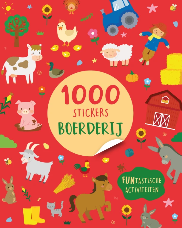 Boerderij - 1000 stickers – Claire Sipi – boek cover