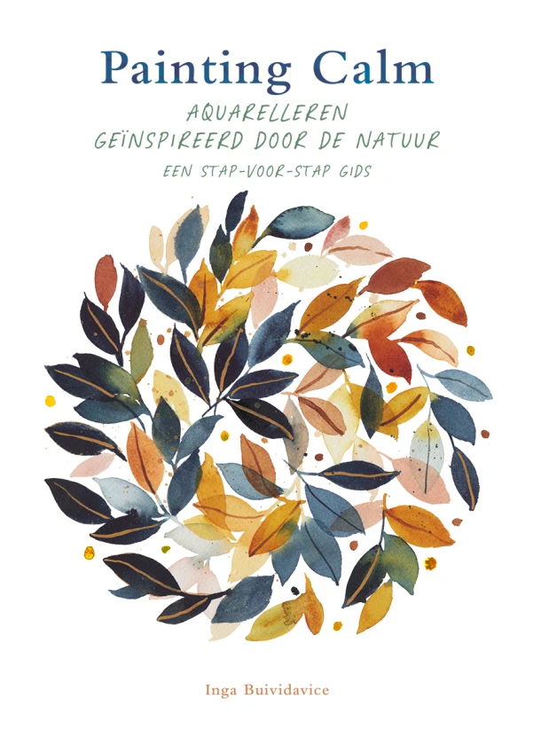 Painting calm – Inga Buividavice – boek cover
